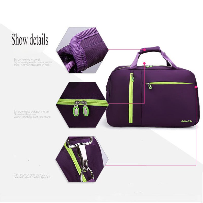 Waterdichte Vrouwen Reistassen Nylon Casual Quitte Tassen Voor Vrouwen Bagage Tas Mannen Draagbare Reizen Plunjezak Bolsa Viagem