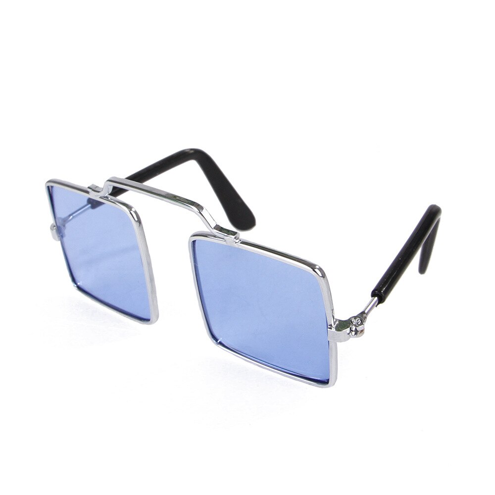 Gafas de Gato para perros y gatitos, lentes de sol para perros pequeños, accesorios para fotos: Blue