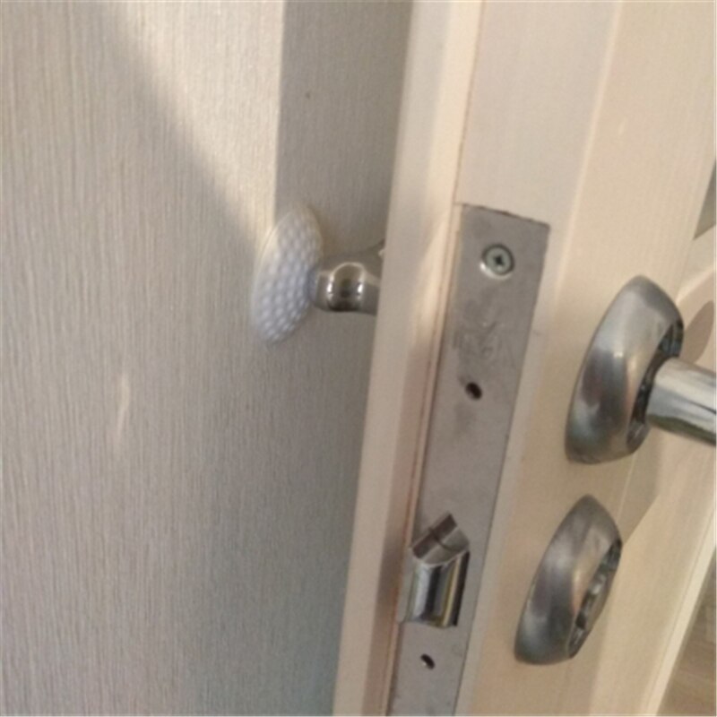 Bløde fortykkede stumme gummipuder til at beskytte væggen selvklæbende klistermærker dørpropp golfstil dørskærme til hjemmeprodukter