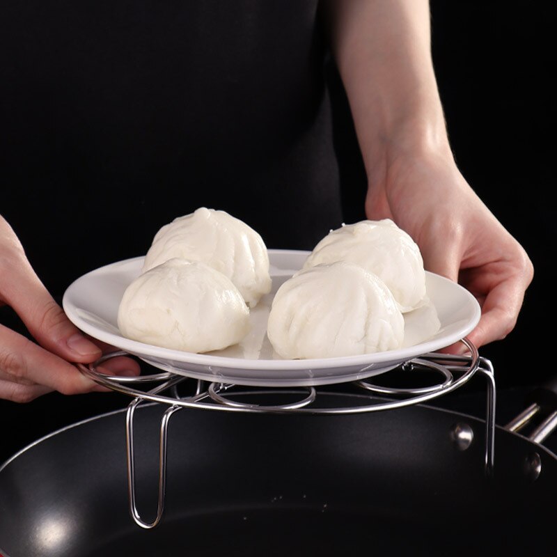 304 Roestvrij Staal Multifunctioneel Gestoomde Eierrek Kan Worden Opgestapeld Ontmoette 7-Gat Eierrek, Gestoomde Ribben, Gestoomde Gr