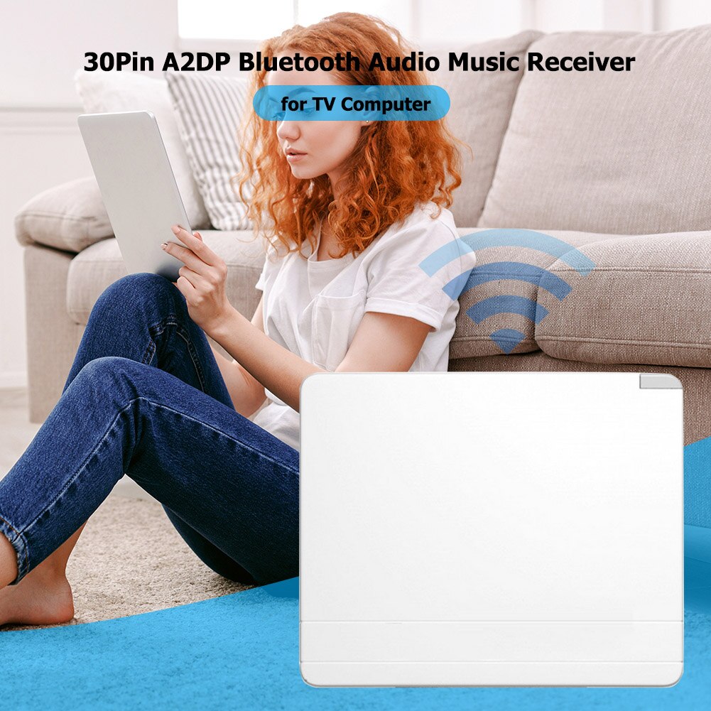Bluetooth V2.0 A2DP Muziek Ontvanger Adapter Handig Praktische Gebruiksvriendelijk 30 Pin Dock Docking Station Speaker