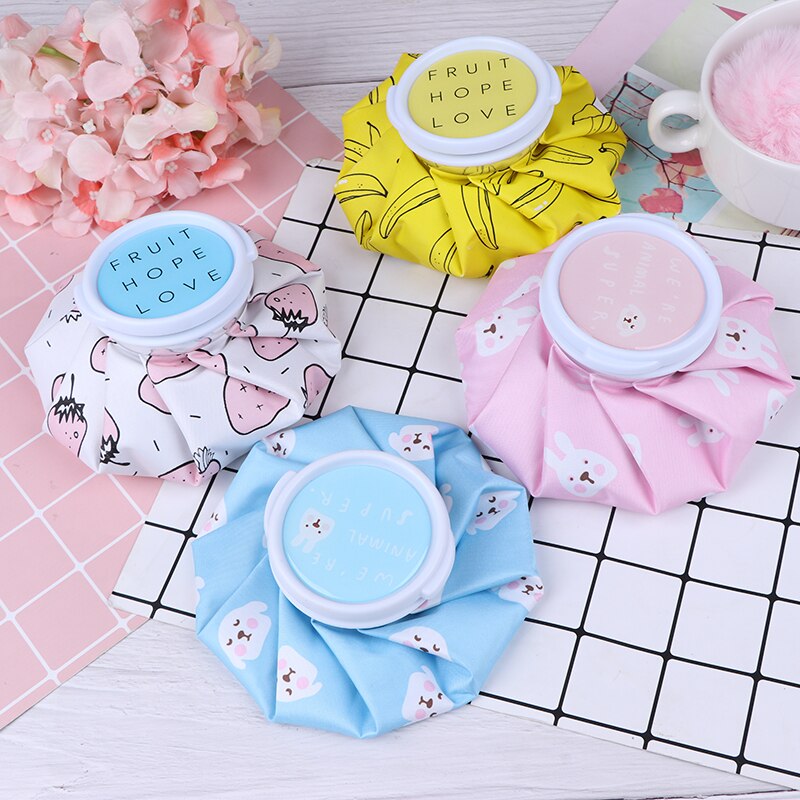 Cartoon Summer Ice Bag Dual-use Bags Water Bottle Health Care Reusable Knee Head Leg Relief Pain Ice Bag