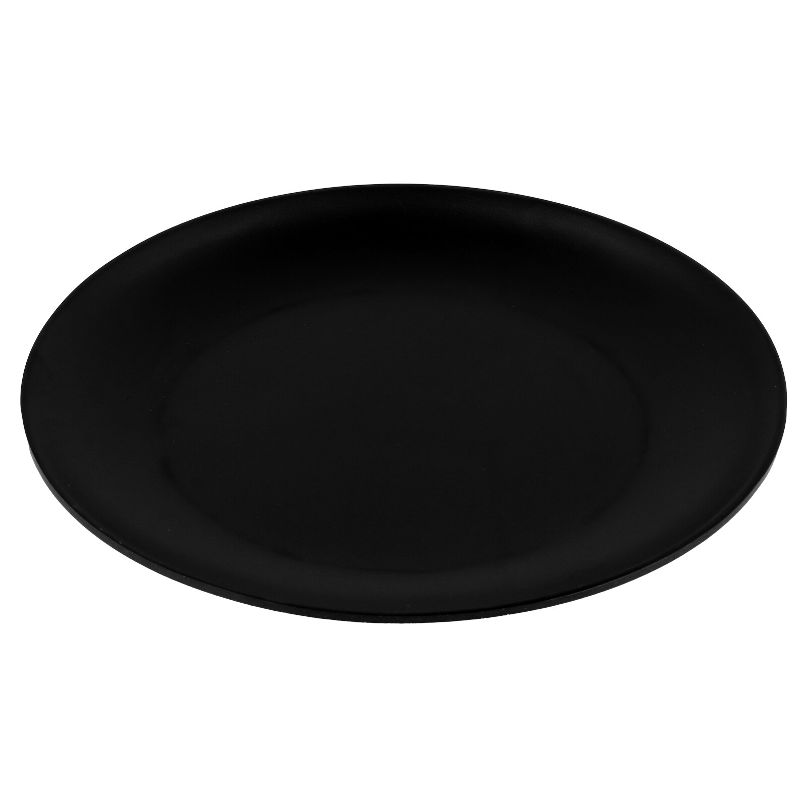 1 Pc Practical Key Tray Beautiful Fruit Plate Simple Jewelery Tray (Black): 18x18cm