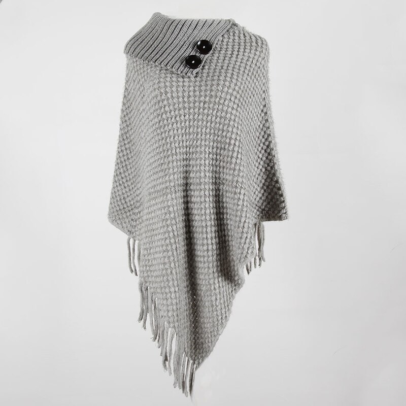Fransen Mantel schal Geschmack zur Seite fahren gestrickte zur Seite fahren frauen lässig streetwear Fransen Mantel schal zur Seite fahren damen zur Seite fahren