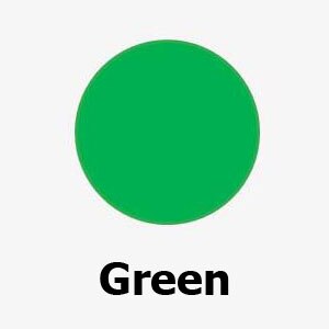 Color 19mm Cute Circles Round Code Stickers Scrapbooking Self Adhesive Sticky Labels: Green