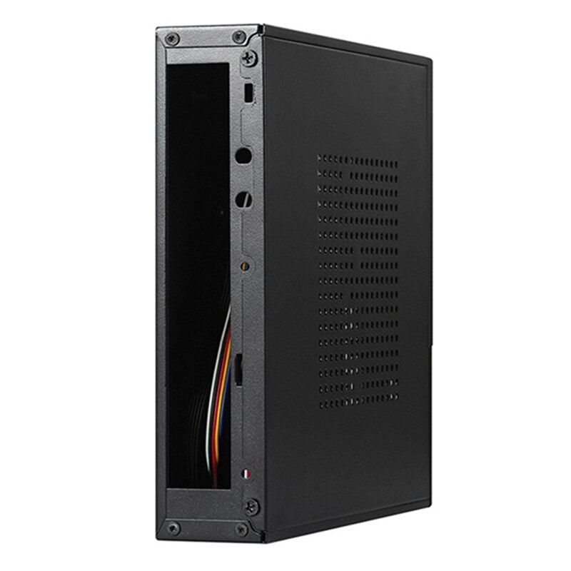 TX02 ITX Case+Back Mount Bracket HTPC Chassis Case Mini Desktop Computer Case Industrial Control ITX Enclosure