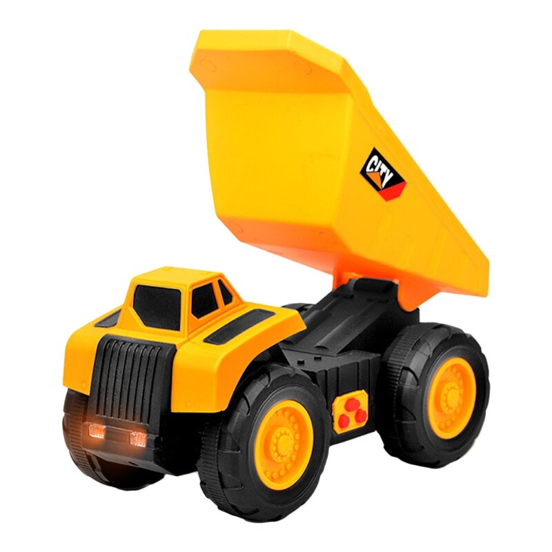 Graafmachine Dump Truck Speelgoed Voor Kinderen Mini Inertiële Bouw Voertuig Beweegbare Gewrichten Bulldozer Digger Model Kinderen: B