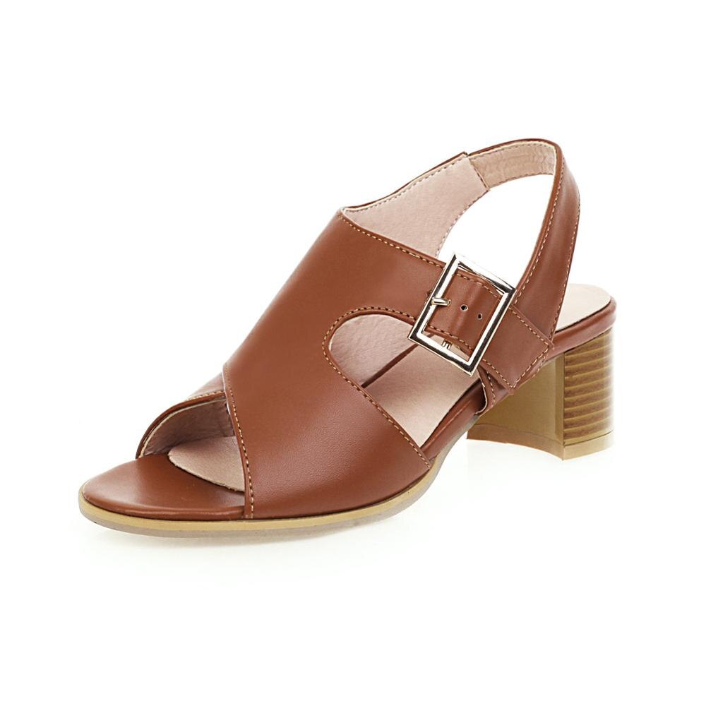 Zomer Vrouwen Sandalen Hoge Hakken Gesp Vis Mond Gladiator Pumps Sexy Ladies Party Schoenen Sandalia Mujer 34 -43