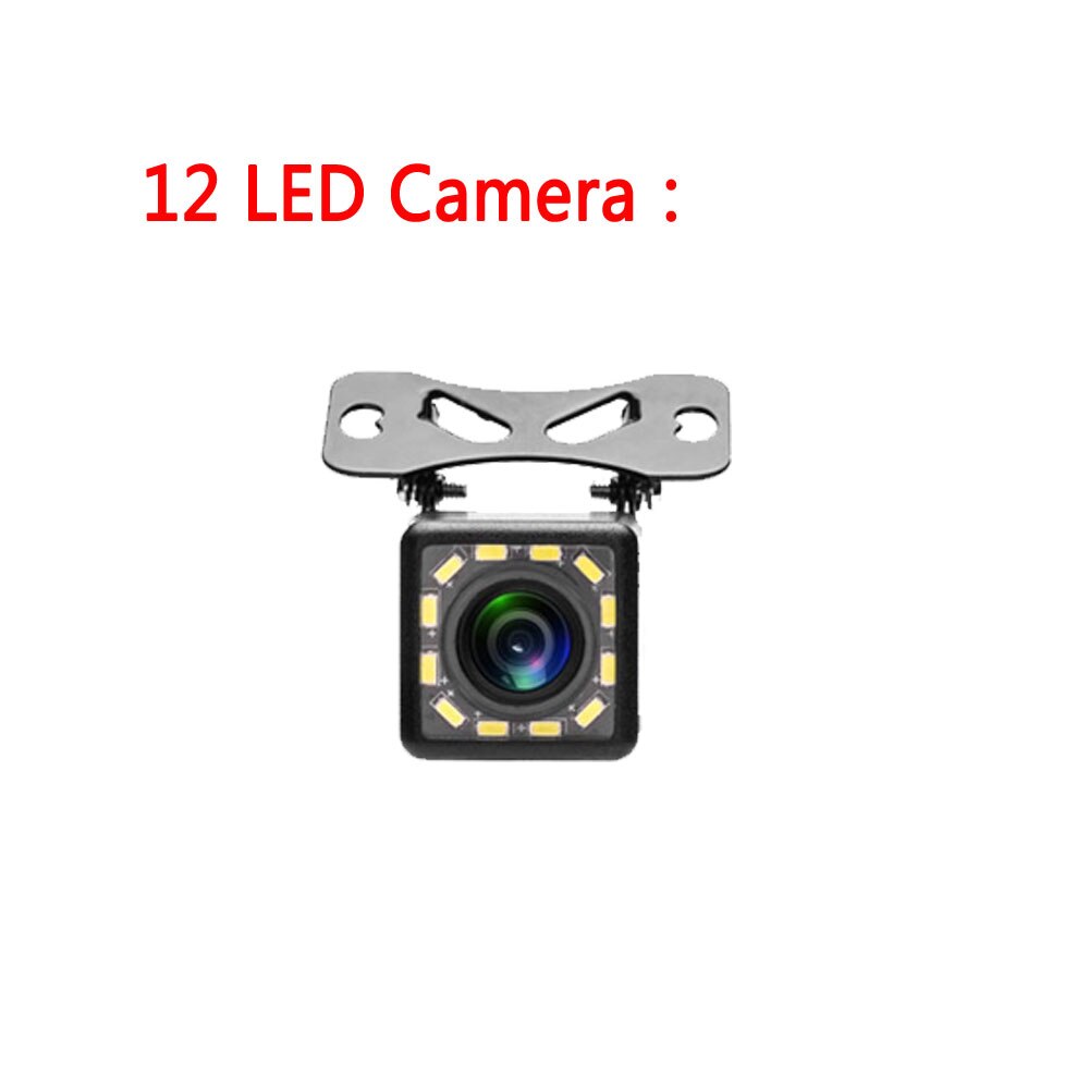 LeeKooLuu Reverse Camera HD Car Rearview Camera Wide View Angle Vehicle Camera Reverse Parking Assistance Rearview Backup Camera: 12LED Rear Camera