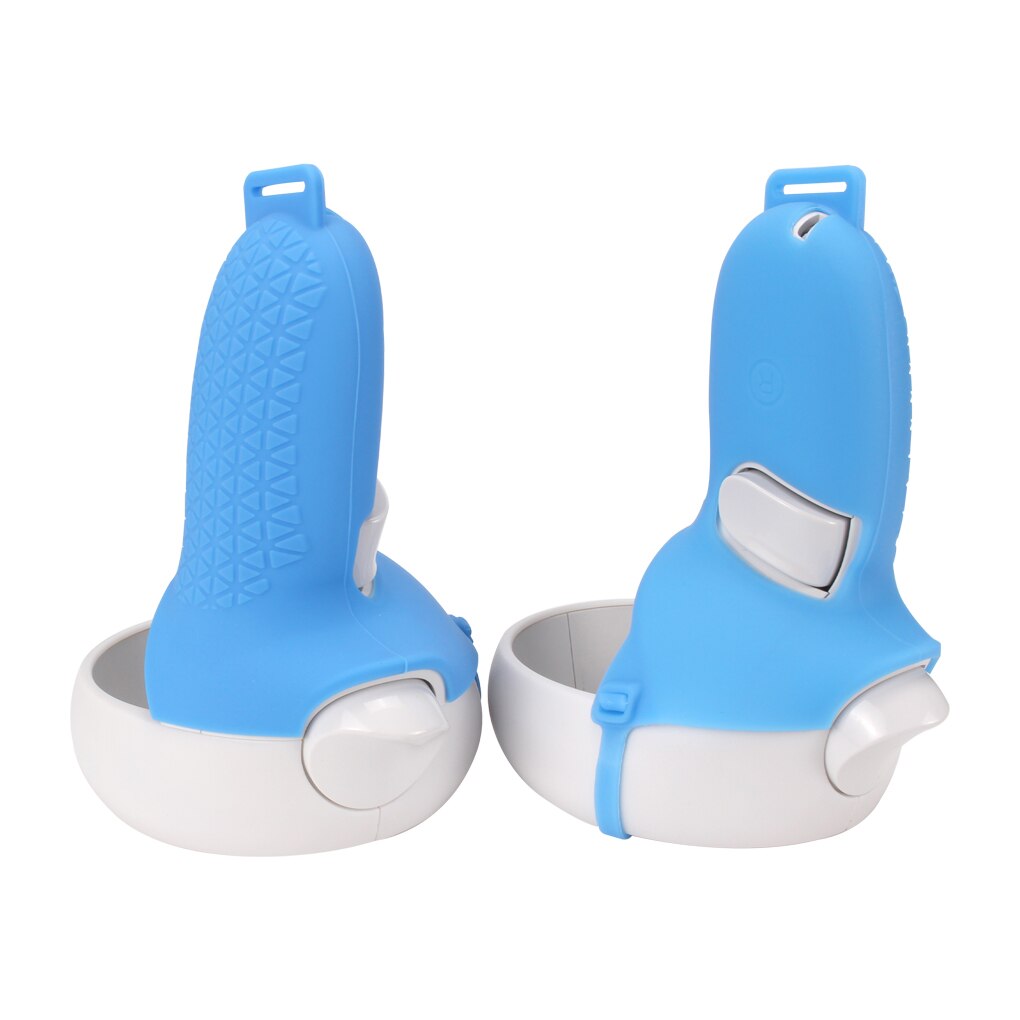 VR Handle Cover Silicone VR Glass Cover Half Controller Accessory Replacement for Oculus Quest 2: Blue