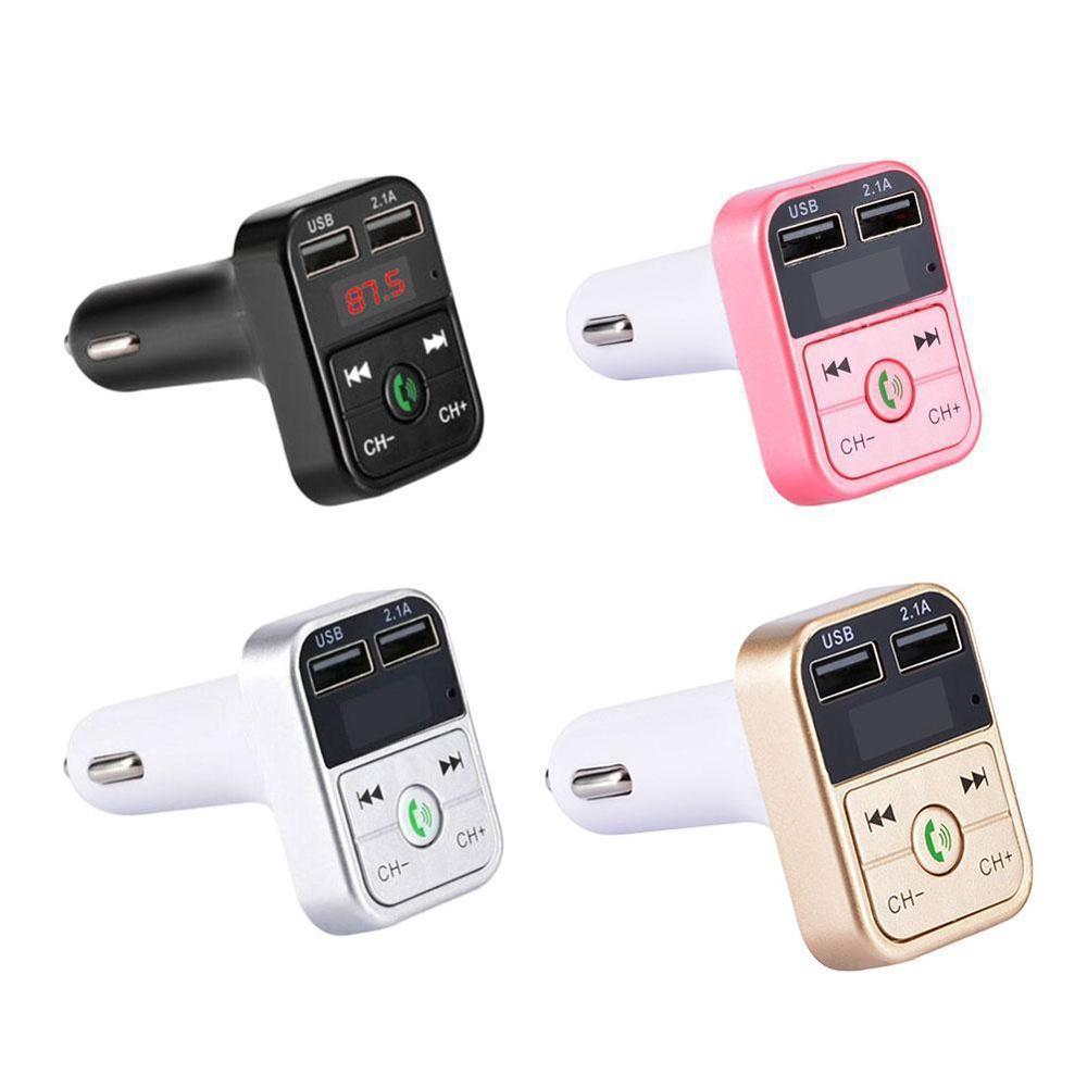 Car Kit Handsfree Bluetooth Wireless FM Transmitter LCD MP3 Player USB Charger 2.1A Car Accessories Handsfree Auto FM Modulator
