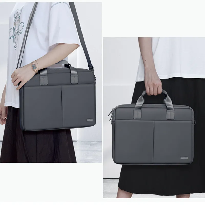 Dubbellaagse laptoptas voor ipad air 13 13 laptoptas met grote capaciteit, 15.6 voor macbook pro 14 16