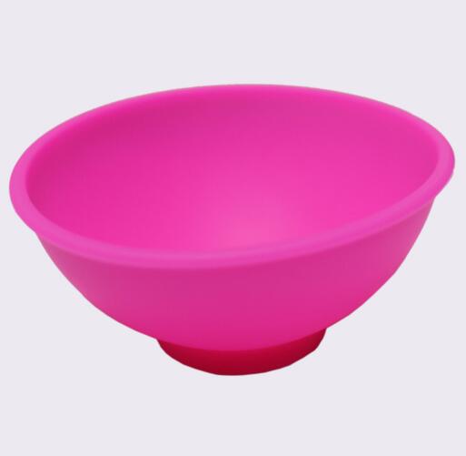 Silicone Mini Bowl Silicone Bowl Baby Solid Food Bowl Kitchen Seasoning Bowl Mask Dishes Children's Products: Rose