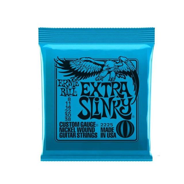 Ernie Ball struny do gitary elektrycznej graj w prawdziwe Heavy Metal Rock 2220 2221 2222 2223 2003 2004 2006 Super Slinky gitara akcesoria: Black