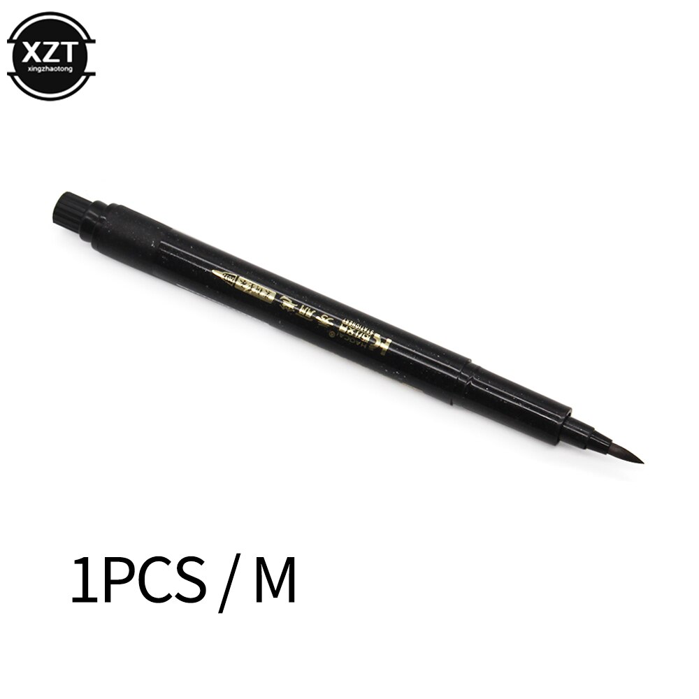 Brush Pen Calligraphy Lettering Writing Pen Chinese Words Learning Stationery StudentArt Drawing Marker Pens School Supplies: Yellow