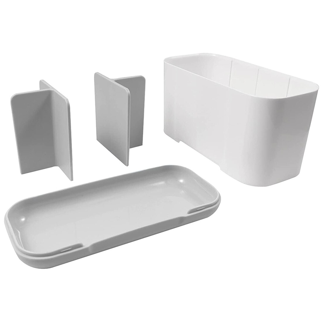 Multifunctional 3 Slot Electric Toothbrush Holder Toothpaste Storage Large Capacity Toothbrush Holder Bathroom Accessories