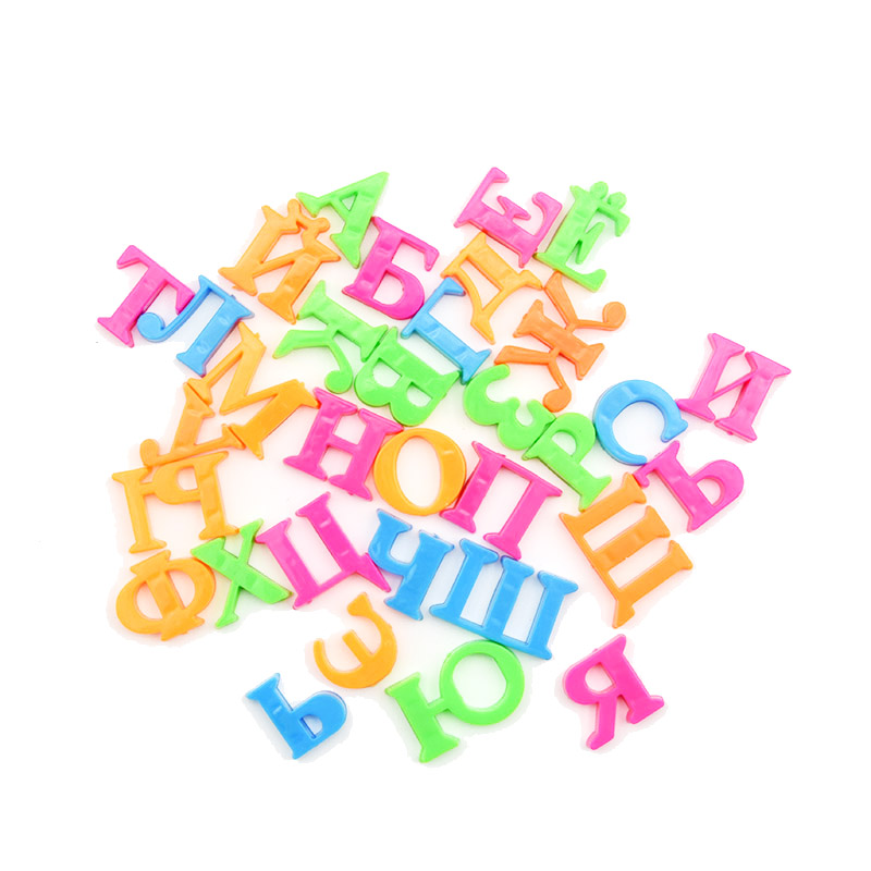 Russische Alfabet Koelkast Koelkast Message Board Kids Magnetische Letters Kinderen Educatief & Leren Speelgoed Magneten Alfabetten