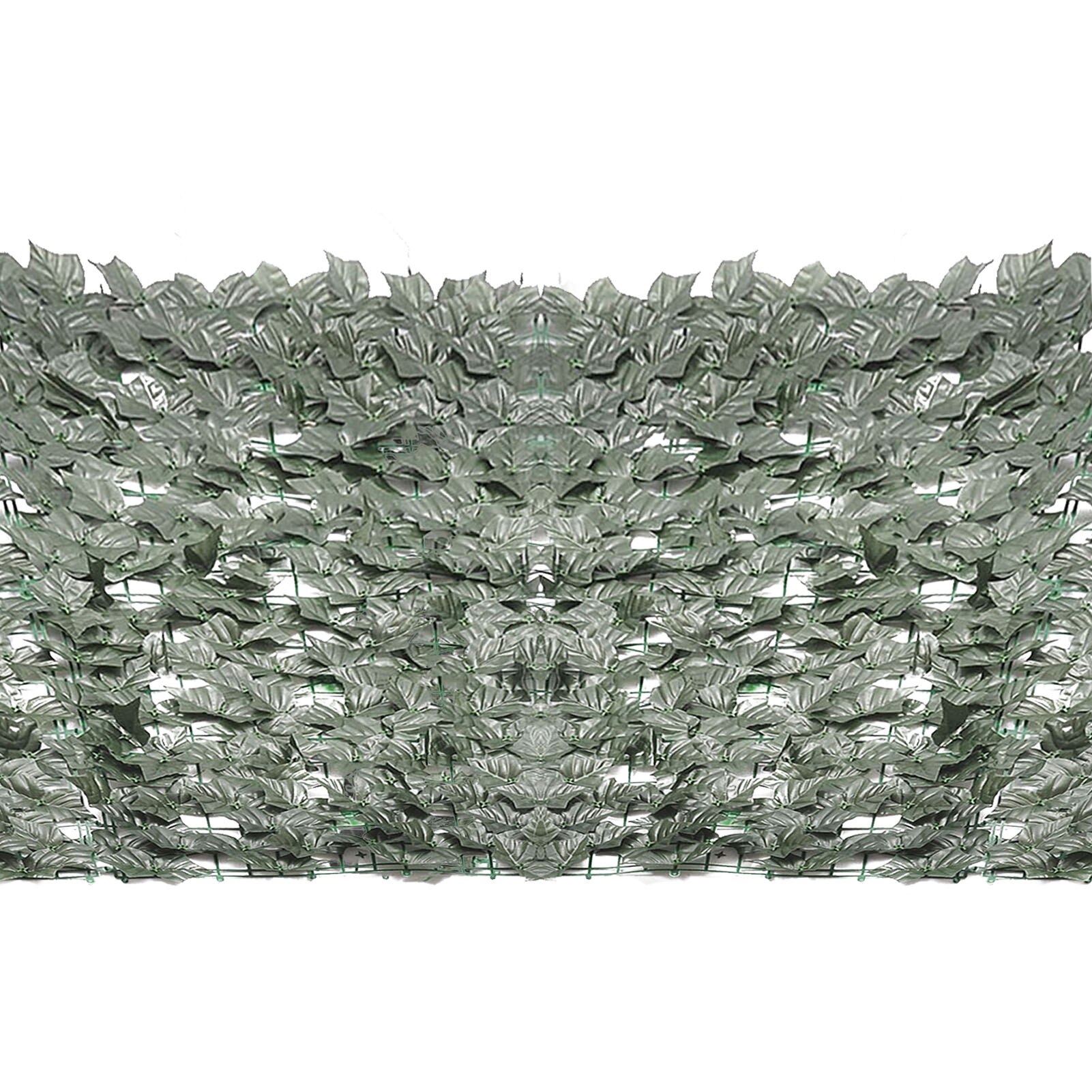 1x3m Artificial Ivy Leaf Hedge Screening Green Leaf Privacy Fence Screening Roll UV Fade Protected Privacy Artificial Fence: 04