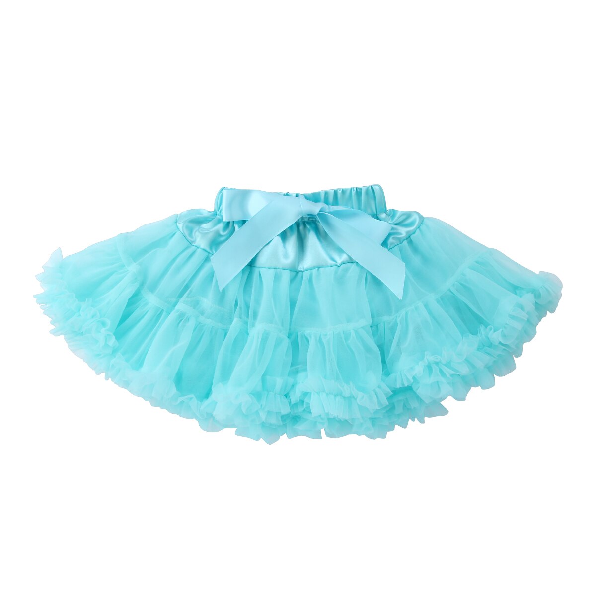 Baby børn piger sommer fluffy tutu kjole nederdel prinsesse fødselsdagsfest underkjole ballet dancewear nederdel 0-24m: Guld
