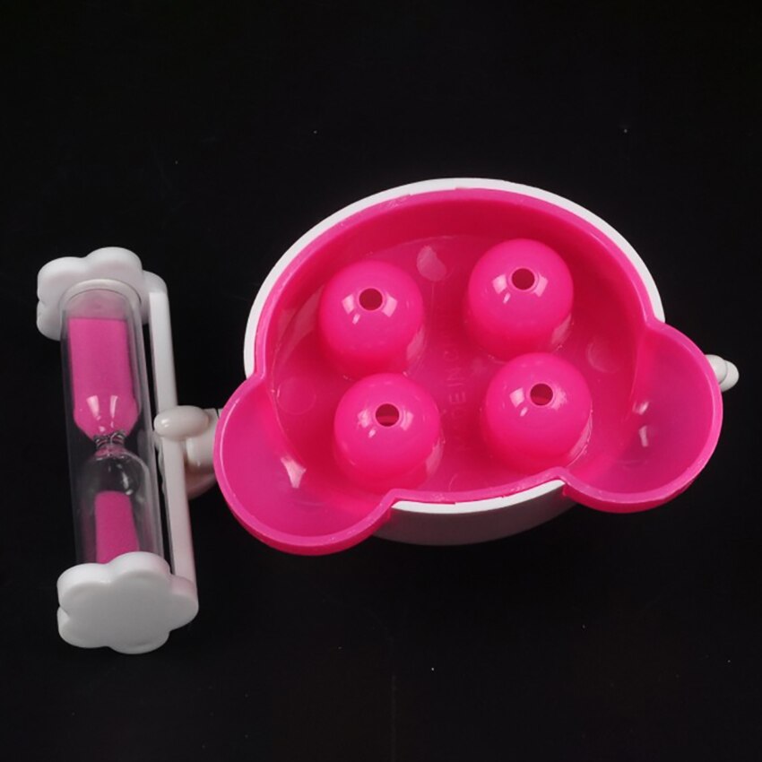 Teeth Brushing Countdown 3 Minutes Timer Sand Watch Clock Timing Sandglass Plastic Toothbrush Holder Hourglass Decoration