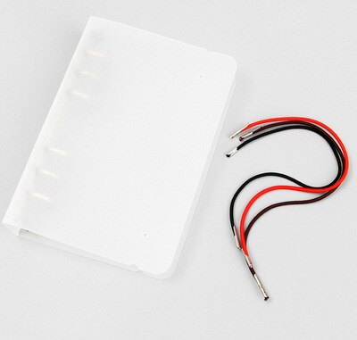 A5 A6 Bullet Spiraal Bindmiddel Transparante Notebook Cover Losbladige Refill Notities Schetsboek Shell School Kantoorbenodigdheden Briefpapier: A6 COVER