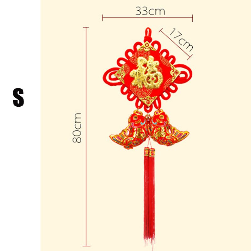 Chinese knoop kwasten hanger gelukkig Chinese Jaar Lente Festival ornament cultuur en kunst Gordijn Decoratieve flanellen