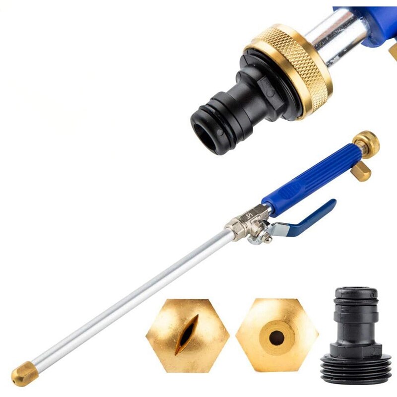 2- in -1 hogedruk waterstraal, machine hogedrukreiniger sproeier auto wassen tuin buiten raam glas schoon gereedschap: Default Title