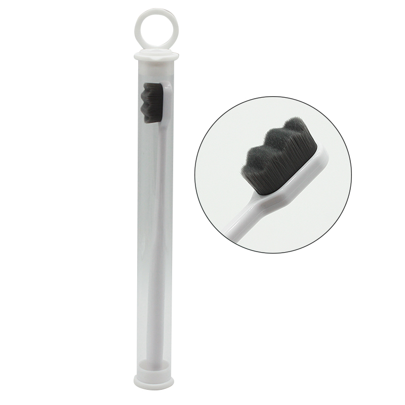 Brosse à dents Ultra-fine, douce, millions de poils Nano, pour adulte, nettoyage en profondeur, Portable, voyage, soins buccaux, 1 pièce: 08