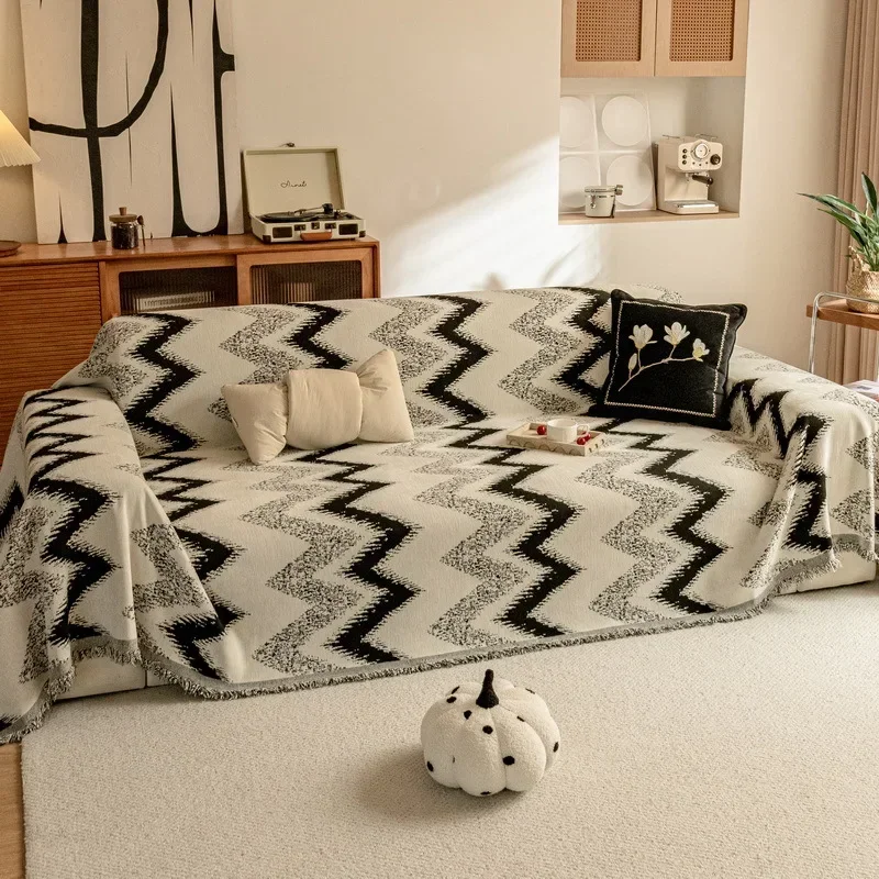 Funda de sofá de chenilla de lujo, funda de sofá antideslizante de cobertura completa, Protector de sofá elástico de una pieza, decoración Premium para el hogar