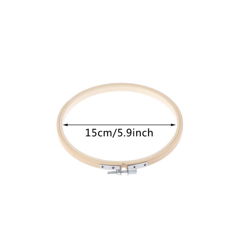 Bastidores para bordado, aro feito de bamboo. 15 a 40cm., ferramenta para bordar. borde você mesma: XS