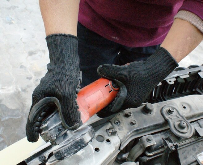 Guante de absorción de golpes, perforación de minas de carbón, guante de seguridad antivibración, taladro de impacto, protege las articulaciones, guantes de trabajo resistentes