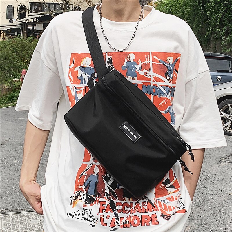 Brust Tasche Paar eins Wilden Umhängetasche lässig Einfache Schulter Tasche Mädchen Straße Trend Diagonale Schulter Tasche