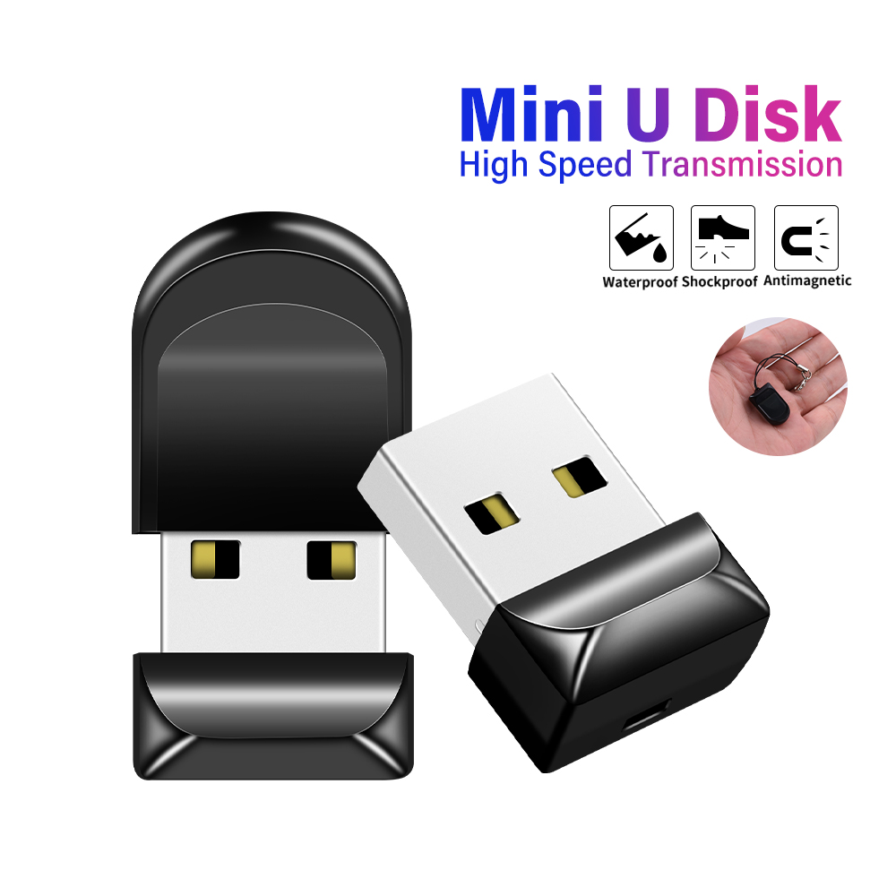 10 PCS/LOT Mini High-speed High capacity USB Flash Drives 64GB Pen Drive 32GB Memory Stick 16GB U Disk Red