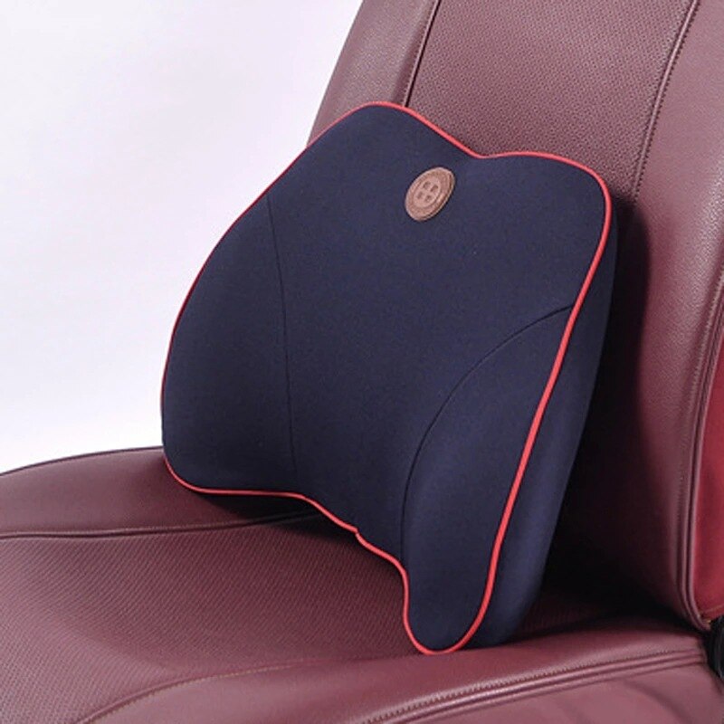 Komfortabel rygpude blød håndstøtte pude bilsæde rygstøtte memory foam bil pude: 4