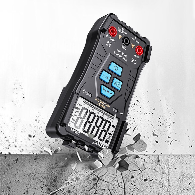 NCV Digital Multimeter 6000 Counts Auto Ranging AC/DC Voltage Meter Flash Back Light Large Screen digital multitester