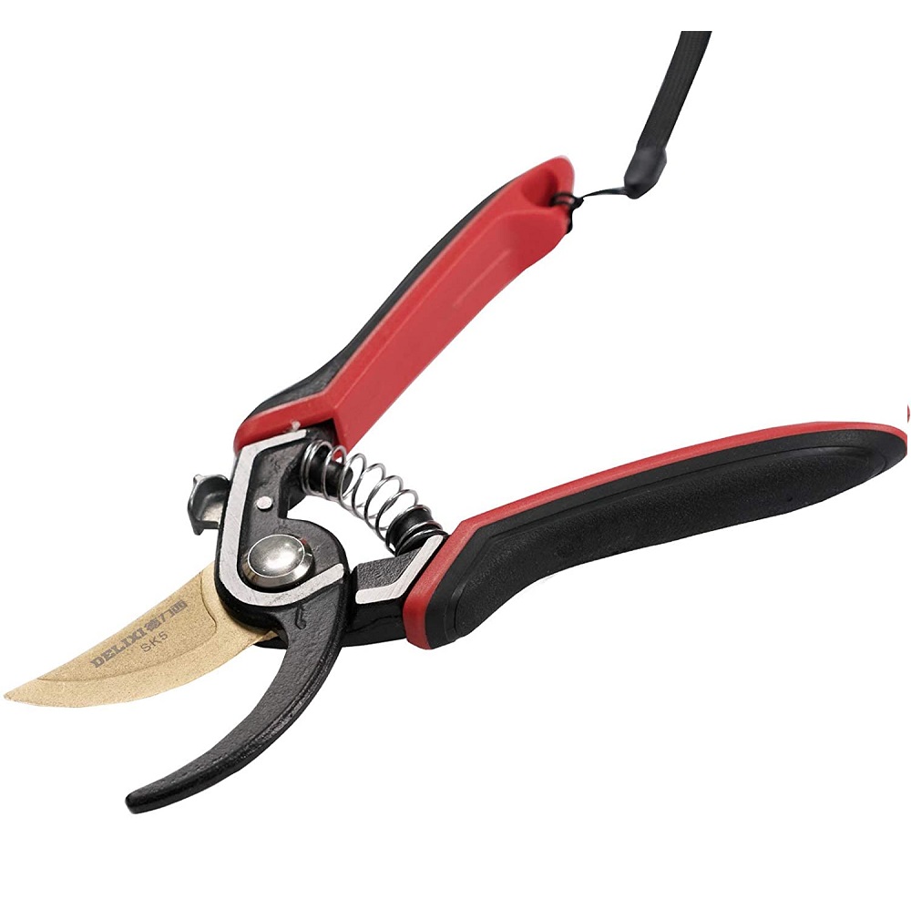 DELIXI Garden Shears Orchard and Garden Pruning Tools Pruning Shears Fruit Pruning Shears Hand Tools Plants Pruning