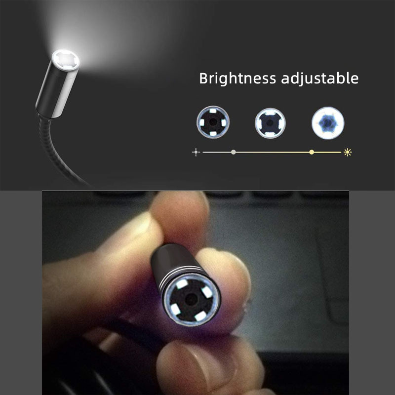 12,5mm Auto Fokus Endoskop Kamera Fisch Finder 5MP HD IP68 Wasserdichte USB Endoskop Angeln Kamera für Android Smartphone PC