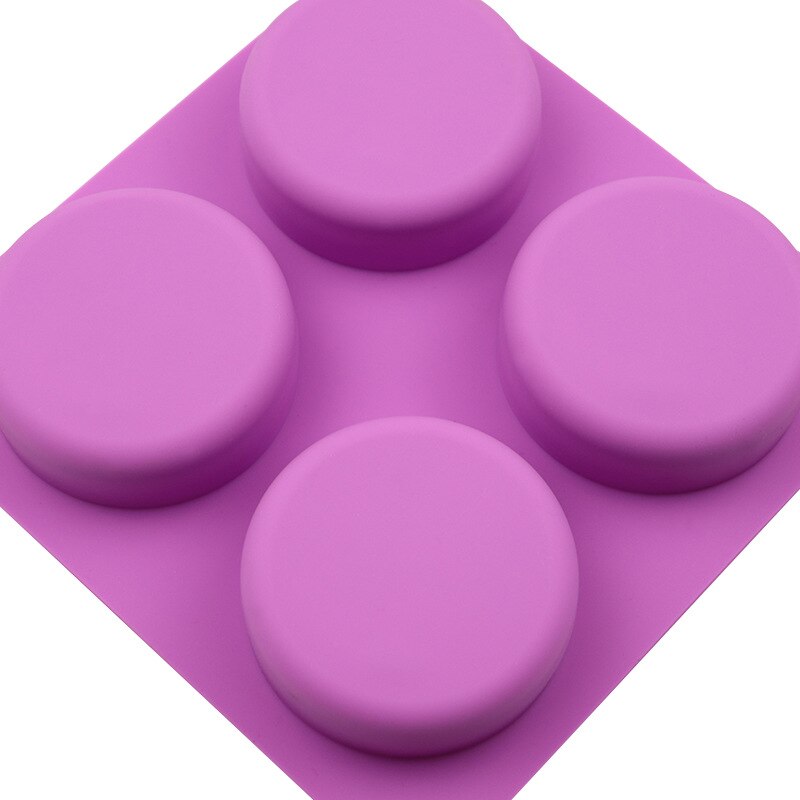 Molde de silicona para jabón de la Luna y el sol, molde de 4 cavidades para jabón facial, para barra casera, fabricación de resina de baño