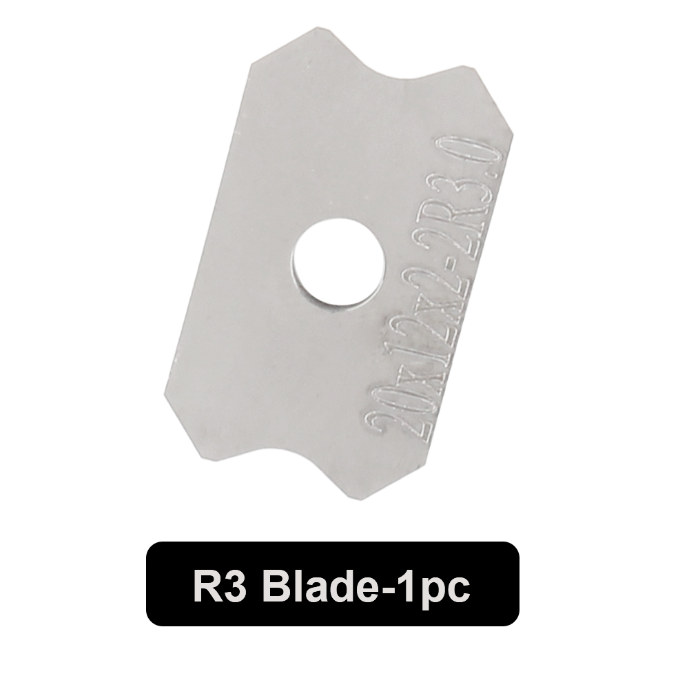 Smussatura del legno filetto bordatura arco Trimmer raschietto bordo sbavatura strumento pialla angolare pialla manuale lavorazione del legno lama bordo: Rosso, tono argento