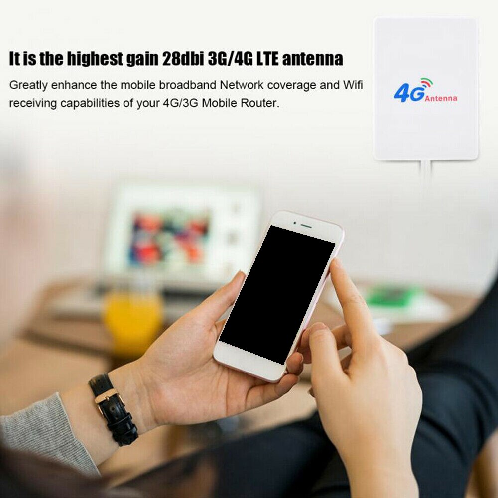 4G/3G Wifi Antenne 28dBi Lte Antenne Signaal Versterker 4G/3G Mobiele Router Wifi antenne Sma/TS9/CRC9 Netwerk Breedband Antenne