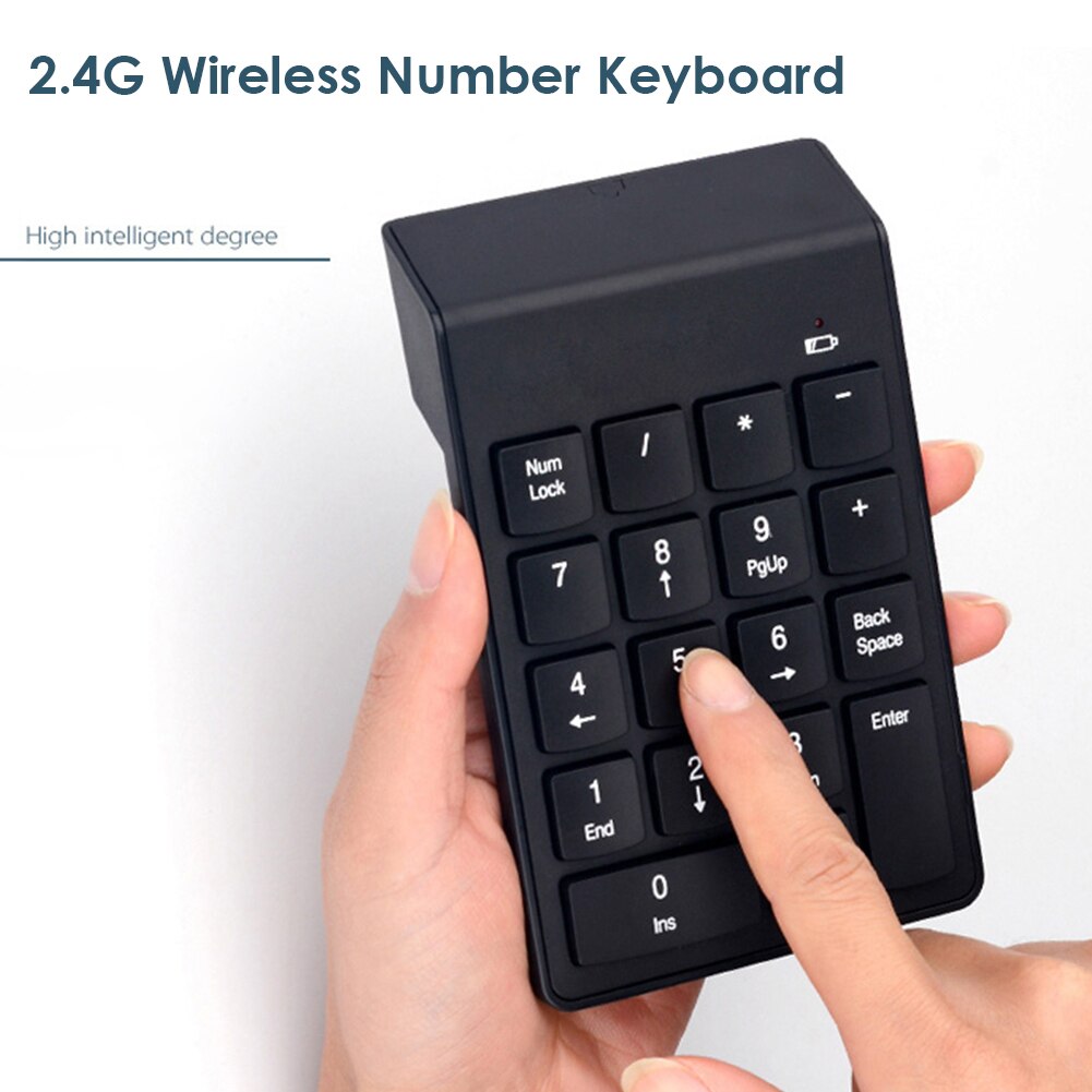 Wireless External Numeric Keypad Keyboard Wireless Numeric Keypad for Accounting Teller Laptop Notebook