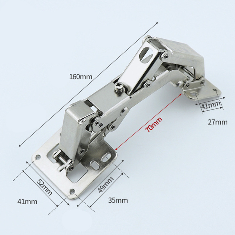 Soft Close No punching required Spring Hinges,No Pre-drilled Noiseless Hidden Concealed Cabinet Hinge Furniture Hinge: transparent