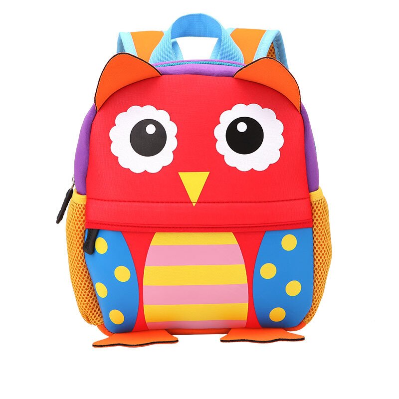 Animais dos desenhos animados crianças mochilas bonito de pelúcia mini mochila de pelúcia crianças sacos de escola meninas meninos mochilas: Color 2