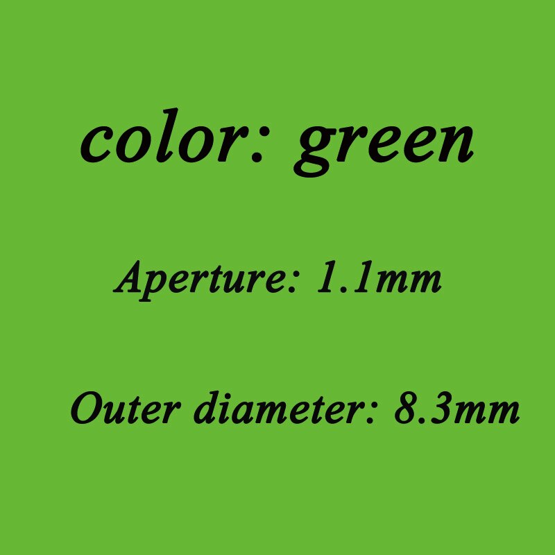 10 Pcs Diameter 5.3 Mm-8.3 Mm Eps Schuim Vissen Float Hard Drijfvermogen Bal Vlotter Gear Fish Float Outdoor drijvende Vissen Accessoire: green 8.3