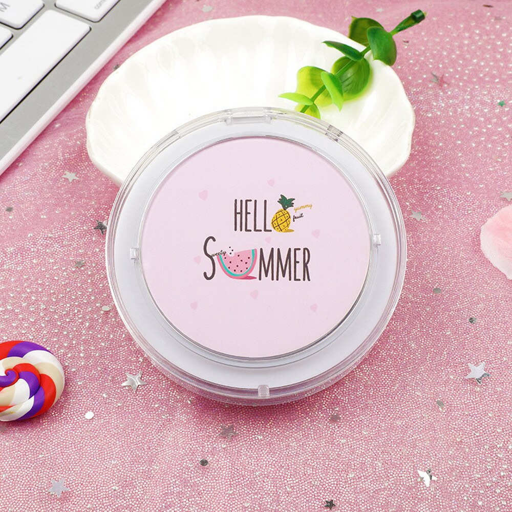 Cosmetic Mini Portable Pocket LED Makeup Mirror with Light Rechargeable Make-up Folding Beauty Mirror Make Up Mirror USB Charing: 5