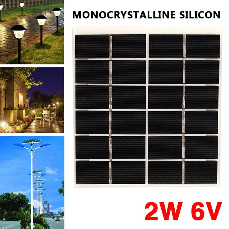 120*110 Mm 6V Speelgoed Deel Zonnepaneel Zonne-energie Opladen Apparatuur Milieu Duurzaam Home Improvement Mini Zonnecellen herbruikbare