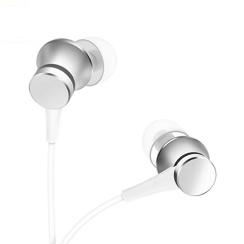 Original Xiaomi Piston 3 auriculares bajos con cable 3,5 MM auriculares deportivos intrauditivos con micrófono para teléfono Xiaomi Samsung Huawei