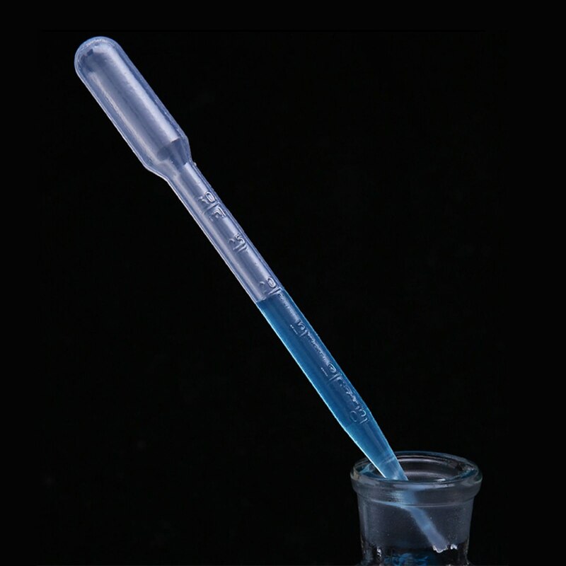 Mixed-Size Verpakking 1 Ml, 2 Ml, 3 Ml, 5 Ml Plastic Microschaal Pipet Transparante Dropper
