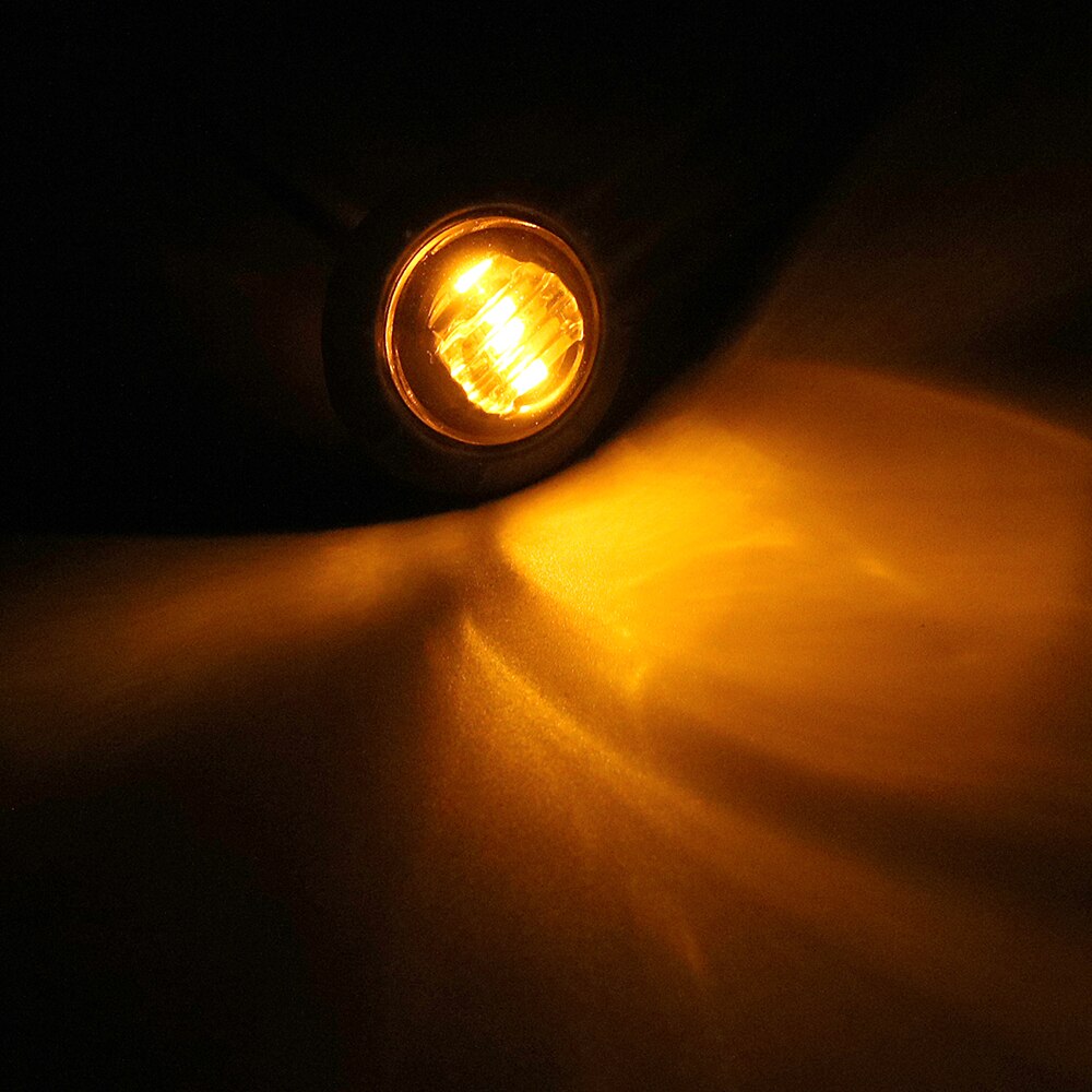 Luces traseras de 12V, luces de señal de freno de motocicleta, luces LED de posición lateral, indicador trasero de posición, accesorios para remolque y camión