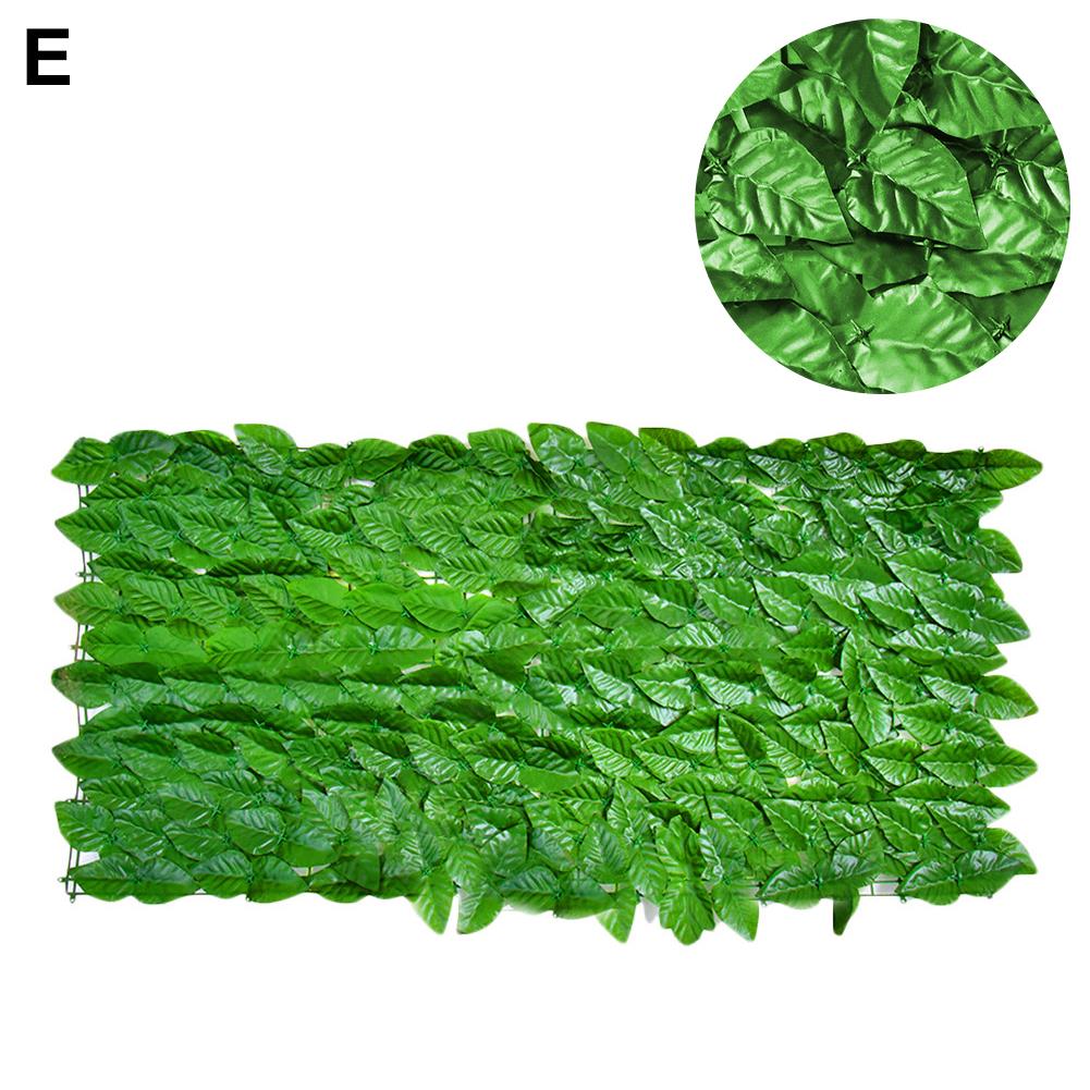 Cerca Artificial de ratán para plantas, cerca de privacidad, decoración para exteriores, protección UV, 50x100cm: E
